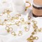 Gold Wedding Table Confetti,Glitter Paper Diamond Ring Confetti, I Do Engagement Party Table Scatter,Bachelorette Bridal Shower Party Decorations
